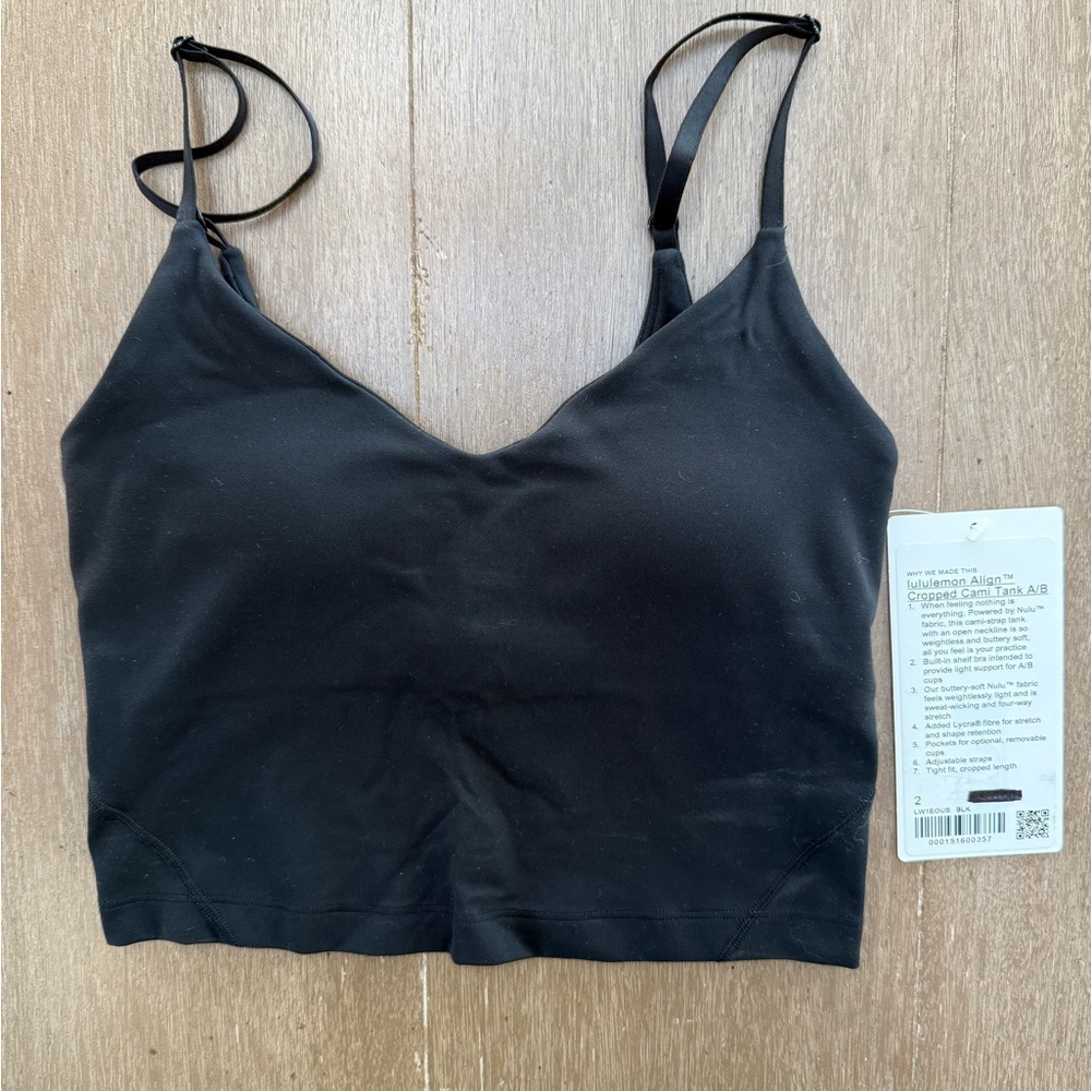 Lululemon align cropped Cami tank A/B